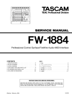 Tascam FW-1884 - Service Manual